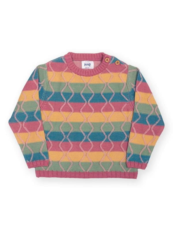 Kite Girls Organic Fancy Stripe Jumper