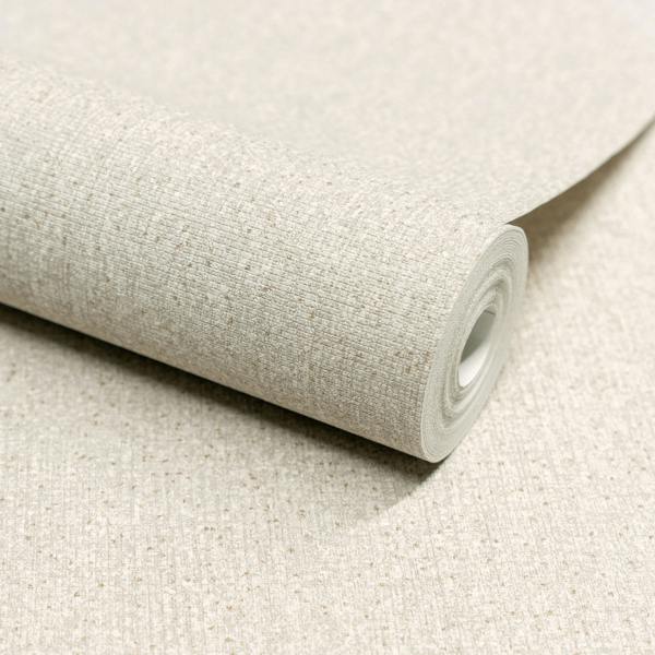 Grandeco Boutique Monroy Semi Plain Effect Luxury Weight Embossed Wallpaper, Light Grey