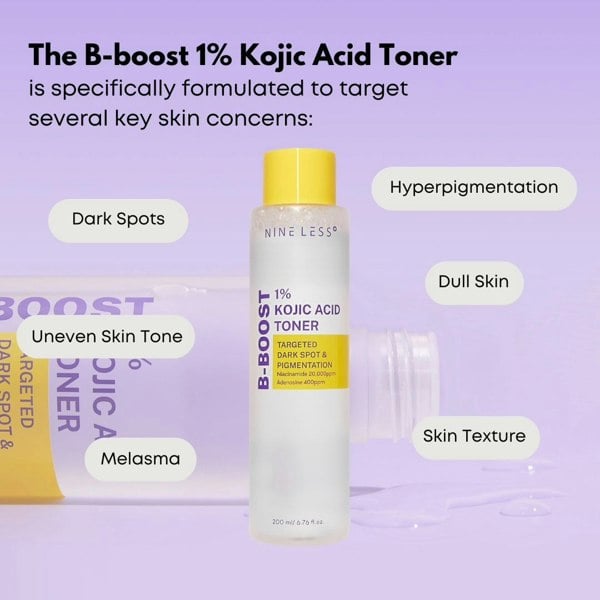 NINELESS B-Boost 1% Kojic Acid Toner 200ml