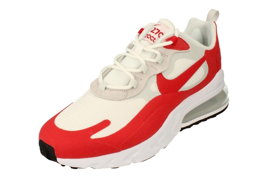 Nike Air Max 270 React Mens Cw2625  100 - White University Red 100 - Photo 0