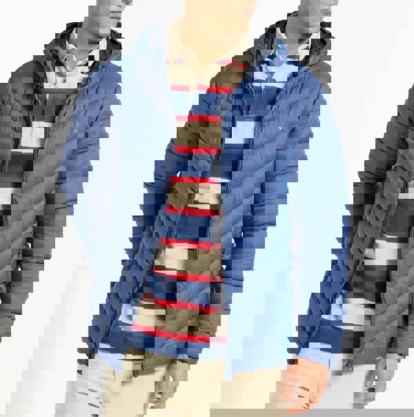 Joules Garrett Blue Showerproof Padded Jacket