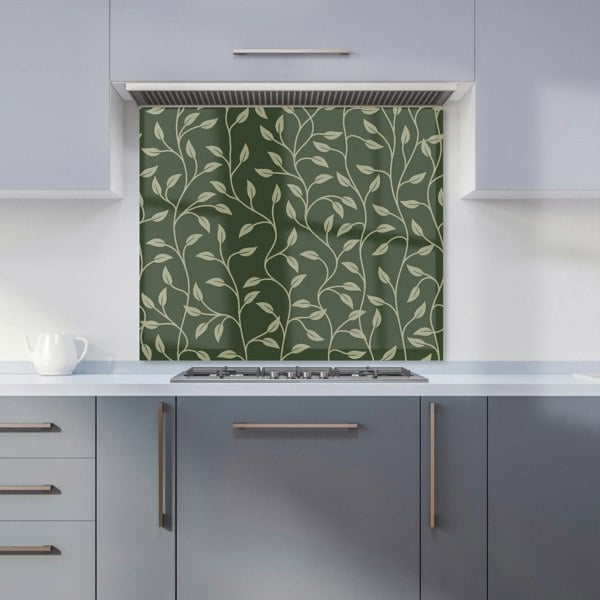 Warren Reed - Designer Green Shrub With Leaves Kitchen Splashback