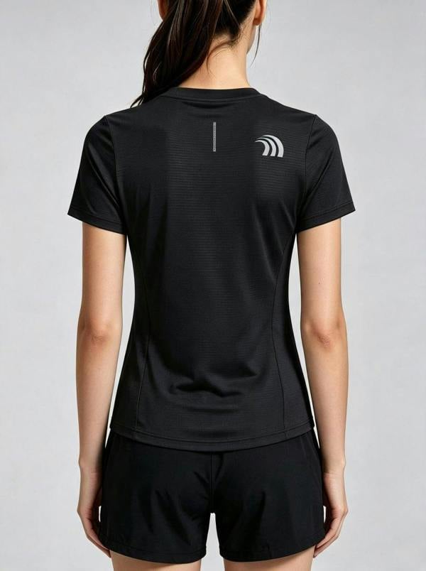 Anniou Women's Crew Neck Quick-drying T‑Shirt