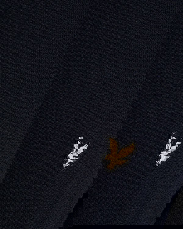 Lyle & Scott Cotton Crew Neck Mens Jumper - Z271 Dark Navy
