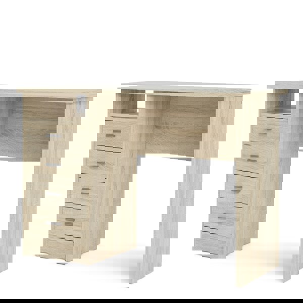 Furniture To Go Function Plus 4 Drawer Desk in Oak