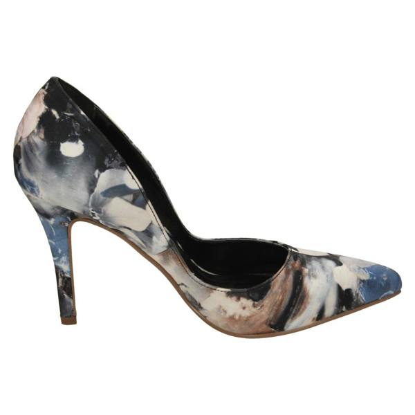 Anne Michelle Ladies Anne Michelle Pointed Toe Court Shoes