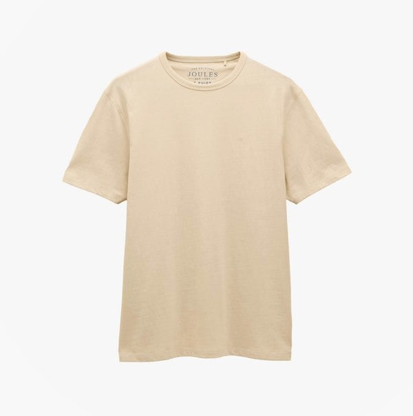 Joules RUGBY CLUB TEE Mens T-Shirt Cream