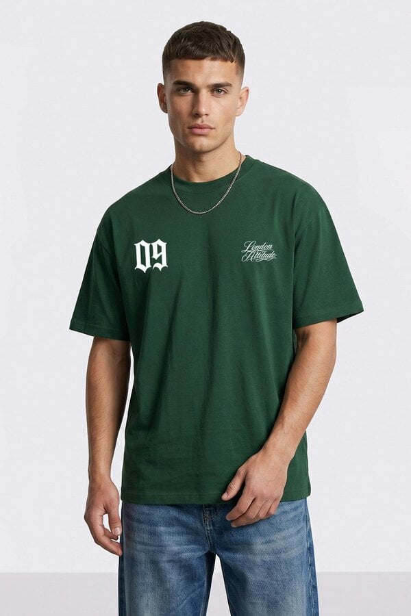London Attitude Originals 09 Oversized Heavyweight Printed T-Shirt