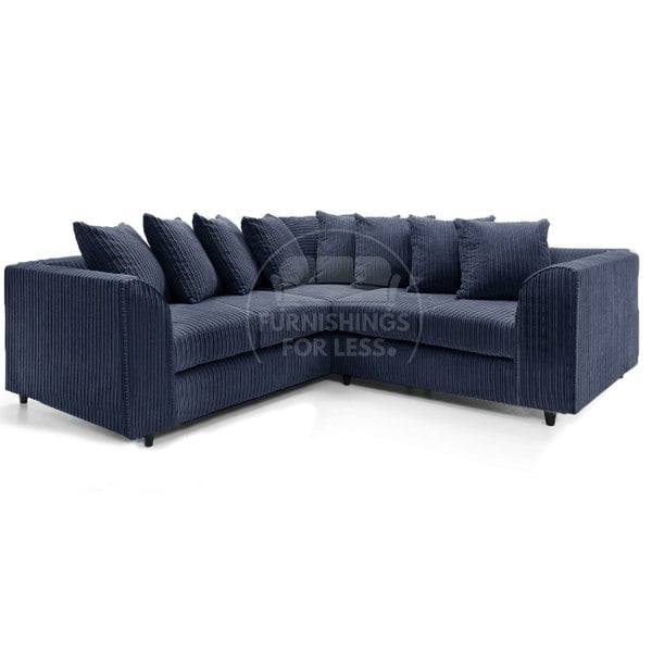 Furnishings For Less Ferguson / Luxor Full Jumbo Cord Corner Sofa