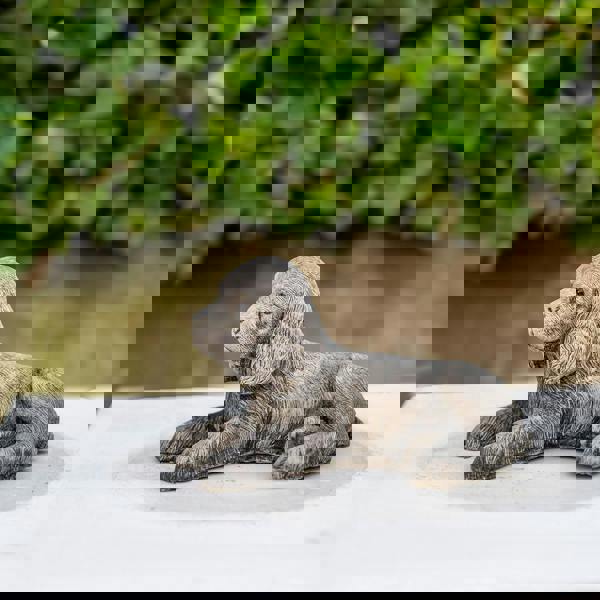 Adorable Small Lying Spaniel Ornament