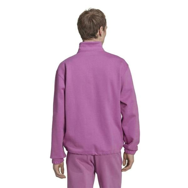 Adidas Mens Adicolor Contempo Half Zip Sweatshirt - Purple - 