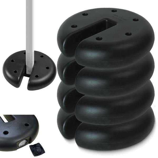 My Garden Outdoor Living My Garden Gazebo Weights Set of 4-Heavy Duty 2.3kg Each-Cement Filled Tent Leg Weight-Canopy Base Anchor for Gazebo & Parasol