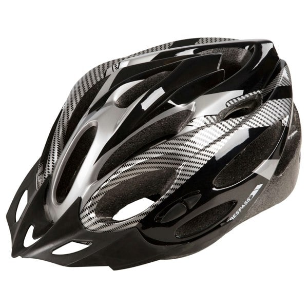 Trespass Adults Unisex Crankster Cycling Helmet - Black X