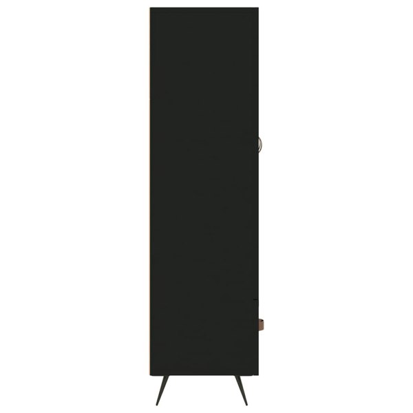 Berkfield Highboard Black 69.5x31x115 cm Engineered Wood