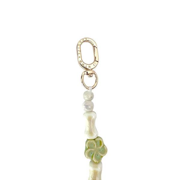 Nimmy Friends Nimmy Big Eye Cute Pet Teddy Mobile Phone Chain Bag Charm Ceramic Bracelet Brown - N-XDY-SL-014