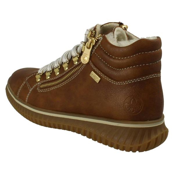 Rieker Ladies Rieker-Tex Double Zip Ankle Boots 74233
