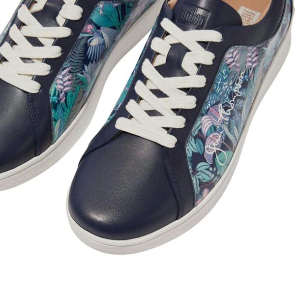 Fit Flop Womens/Ladies Jim Thompson Leather Trainers - Blue - 