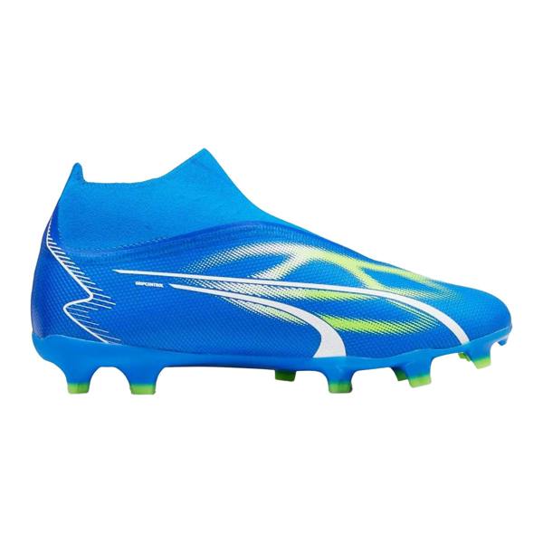 Puma Mens Ultra Match Slip-on Football Boots - Blue/Puma White/Green Pro - 