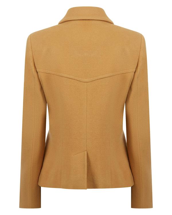 Myles Anthony Caramel Reefer Style Wool & Cashmere Jacket