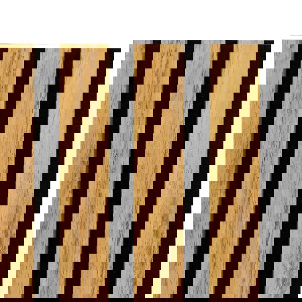 Monstershop Acoustic Slat Wall Panels x 3 - Oak