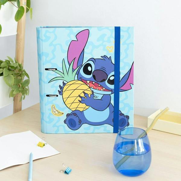 Grupo Eric Disney Stitch Tropical A4 Ring Binder Blue