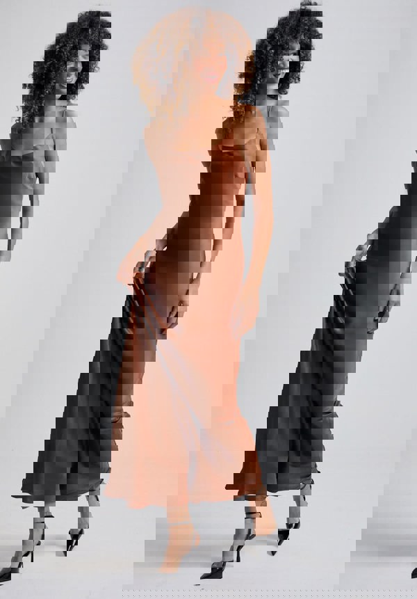 Roxy Maxi Dress in Brown