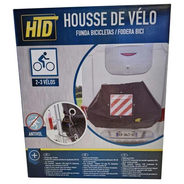 HTD Motorhome Bike Cover 2-3 Bikes Caravan Campervan Grey Weather Resistant