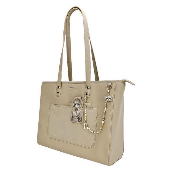 Nimmy Friends Nimmy Magnetic Fashion Series Combo Teddy Tote Bag Brown - N-CXMX-TTBZH-14