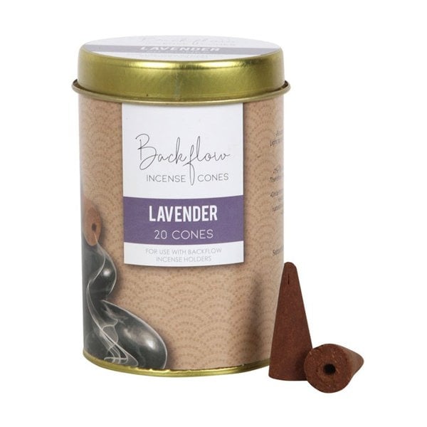 Serano 6 Tins of Elements Lavender Jumbo Backflow Cones