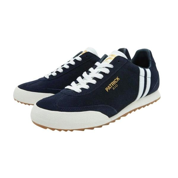 Patrick Mens Rio Suede Trainers - Navy - 