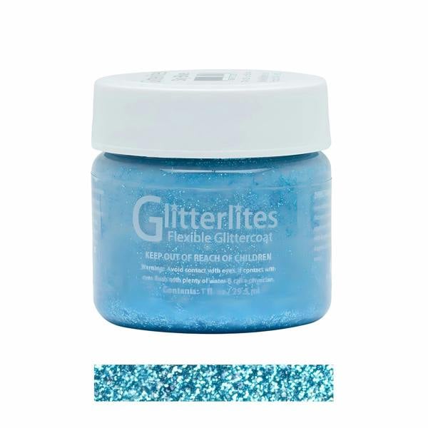 Angelus Glitterlites Paint - Sparkling Glitter Effects for Leather 1oz
