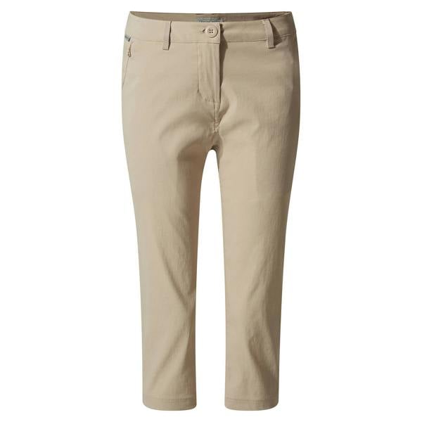 Craghoppers Womens/Ladies Kiwi Pro II Cropped Trousers - Desert Sand - 