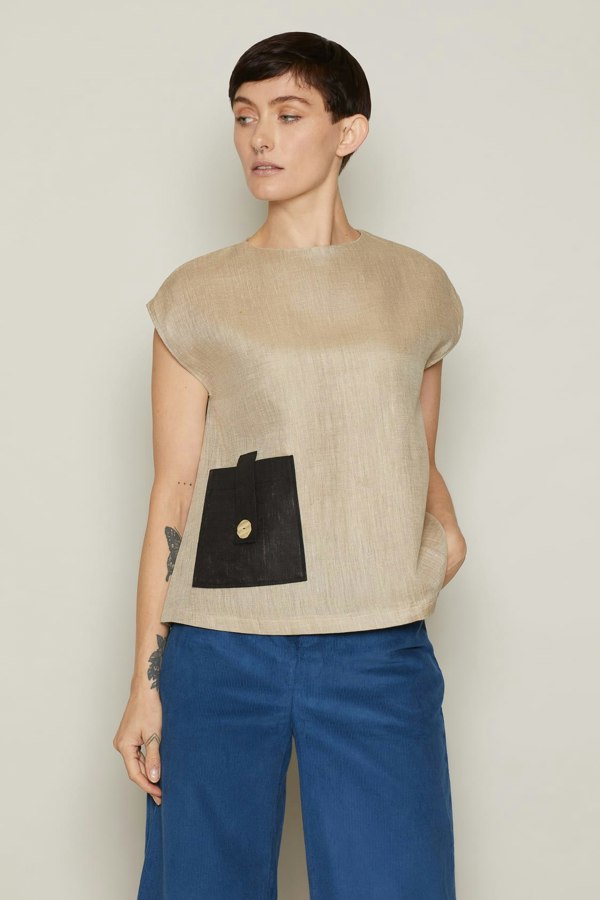 Bo Carter Emil Top - Beige