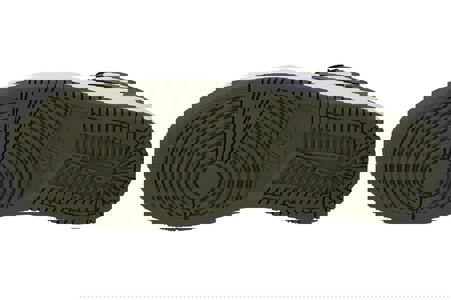 Nike Air Jordan 1 Low Mens Trainers 553558  092 - Black White Medium Olive 092 - Photo 4