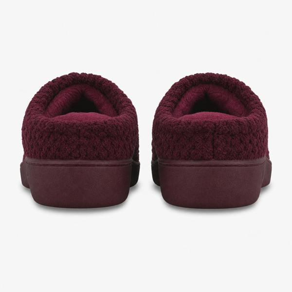 Totes POPCORN TERRY MULE SLIPPER Star Mules   in  Red