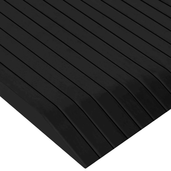 Berkfield Threshold Ramps 2 pcs 110x41x5 cm Rubber