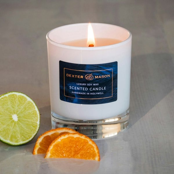 Dexter & Mason Lime Basil Mandarin Candle