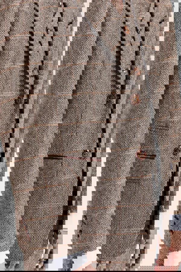 Paul Andrew Harris - Boys Brown 3 Piece Wool Blend Tweed Suit