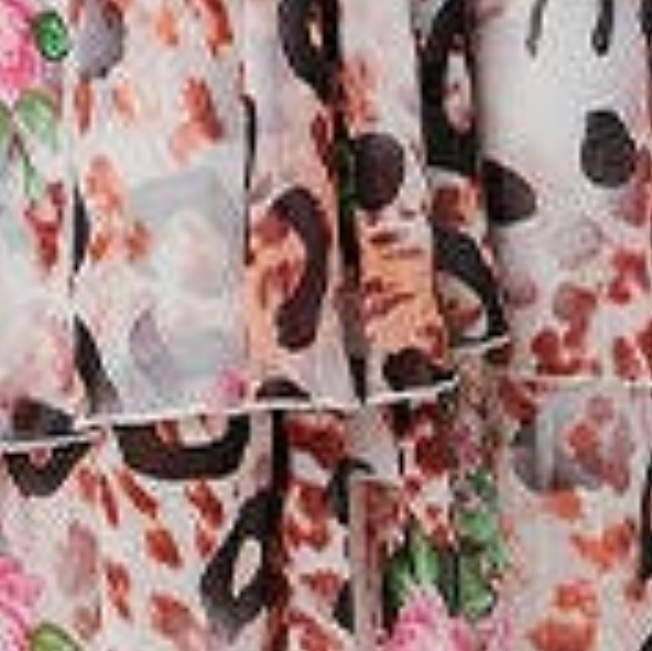 Izabel London Animal Print Sleeveless Layer Maxi Dress