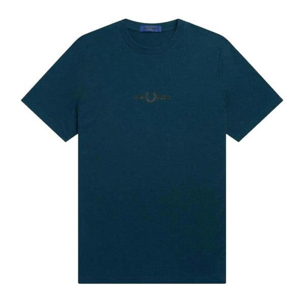 Fred Perry Childrens/Kids Embroidered T-Shirt - Blue - 