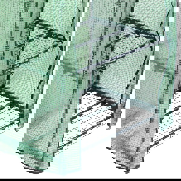 Monstershop Greenhouse 4 Tier with PE Cover