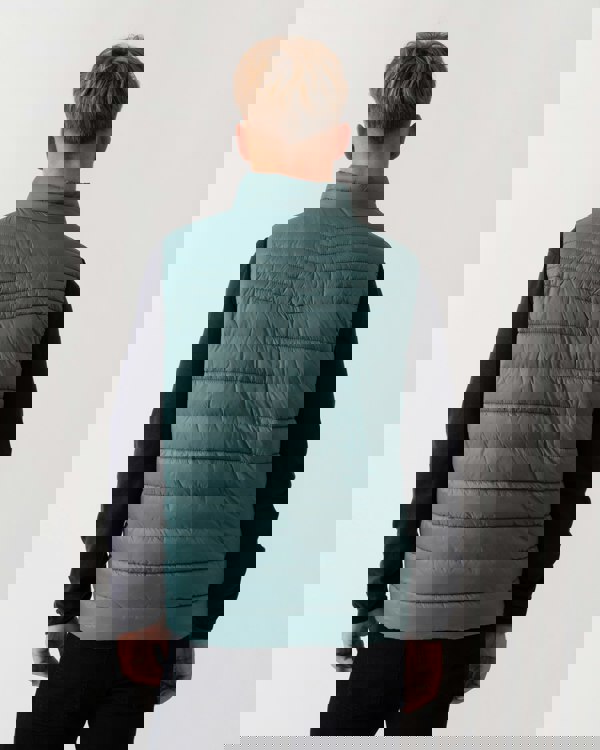 BOSS Orange Odeno 2 Mens Gilet - Open Green 369 - CHO - Designer Mens Gilets