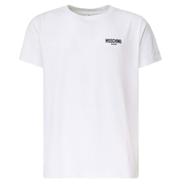 Moschino Swim Logo Plain White T-Shirt S