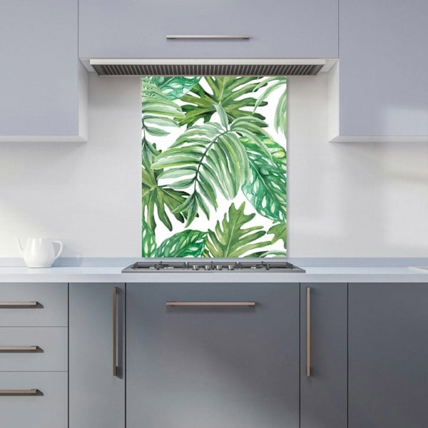 Warren Reed - Designer Exotic Rainforest Leaves Kitchen Splashback