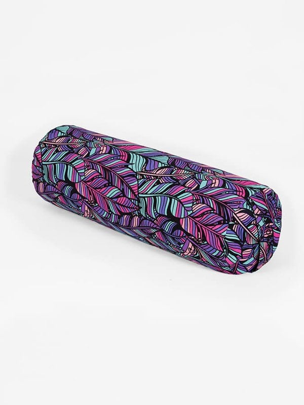 Yoga Studio Organic Buckwheat Floral Meditation Bolster Cushion