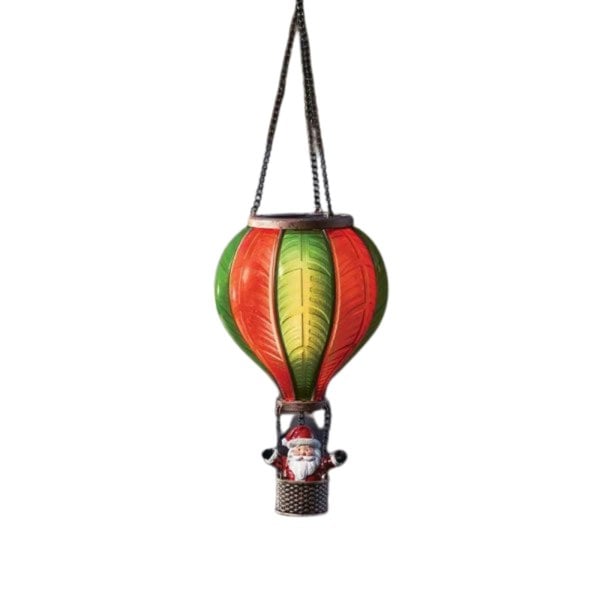 Samuel Alexander 45cm Battery Powered Light up Santa Flaming Effect Balloon with LEDs