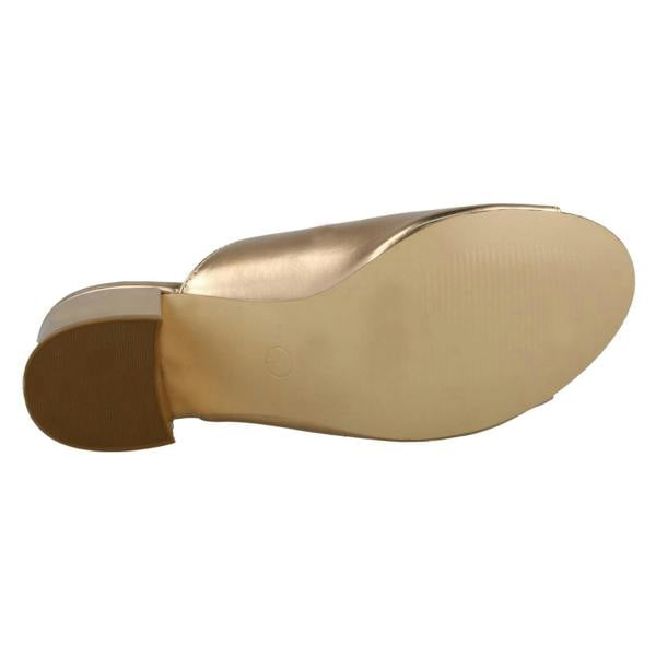 Anne Michelle Ladies Anne Michelle Chunky Heel Mule Sandals F10664