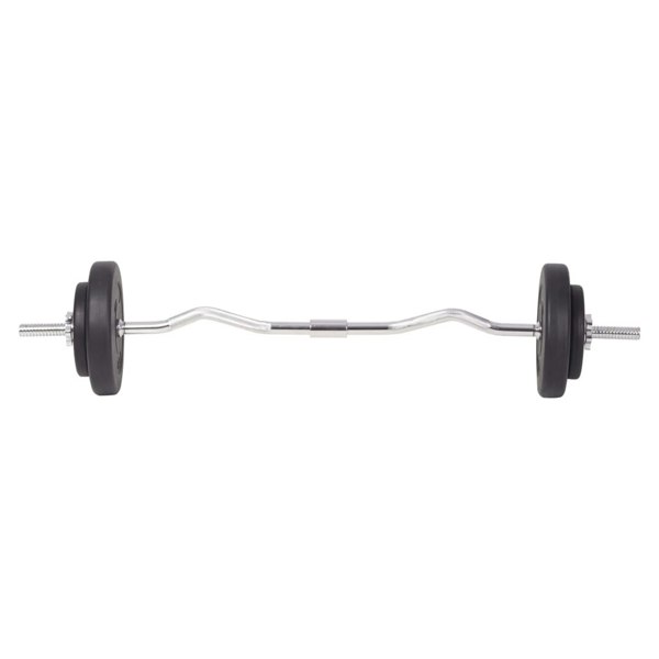 Berkfield Barbell and Dumbbell Set 90 kg