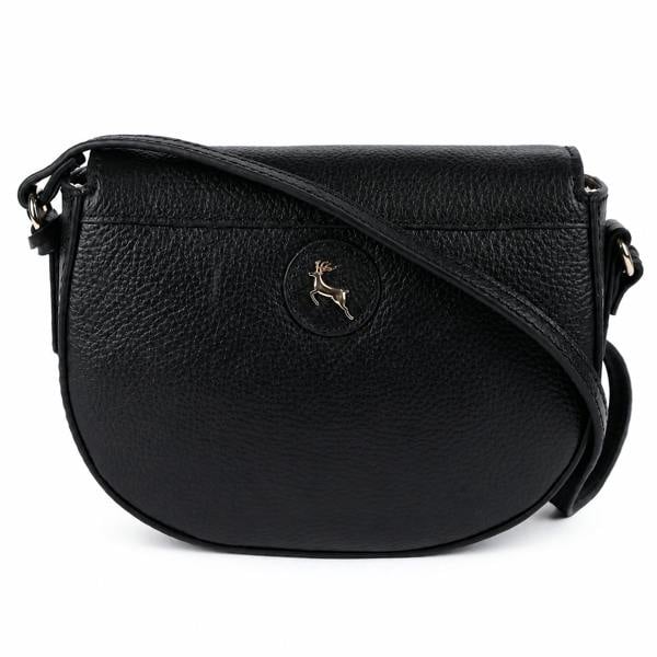 Ashwood 'Borsa della Moda' Real Leather Saddle Crossbody Bag: 63753
