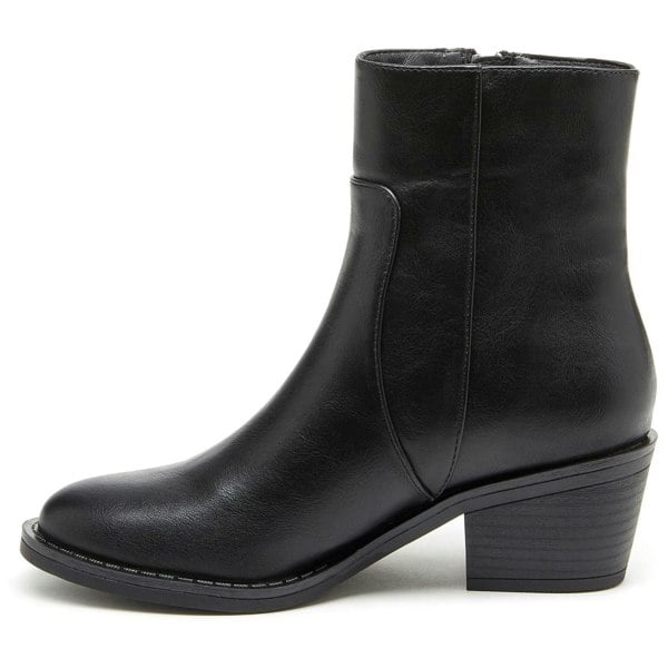 Rocket Dog Yonder Polyurethane Women's Black Heeled Ankle Boots